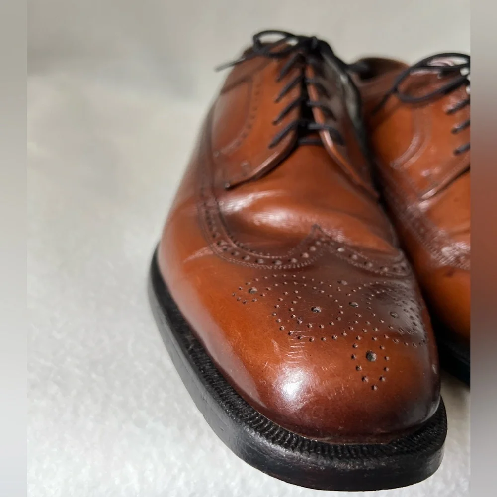 Florsheim Flexibles Size 9 Men’s Brown Leather Oxford Style Shoes